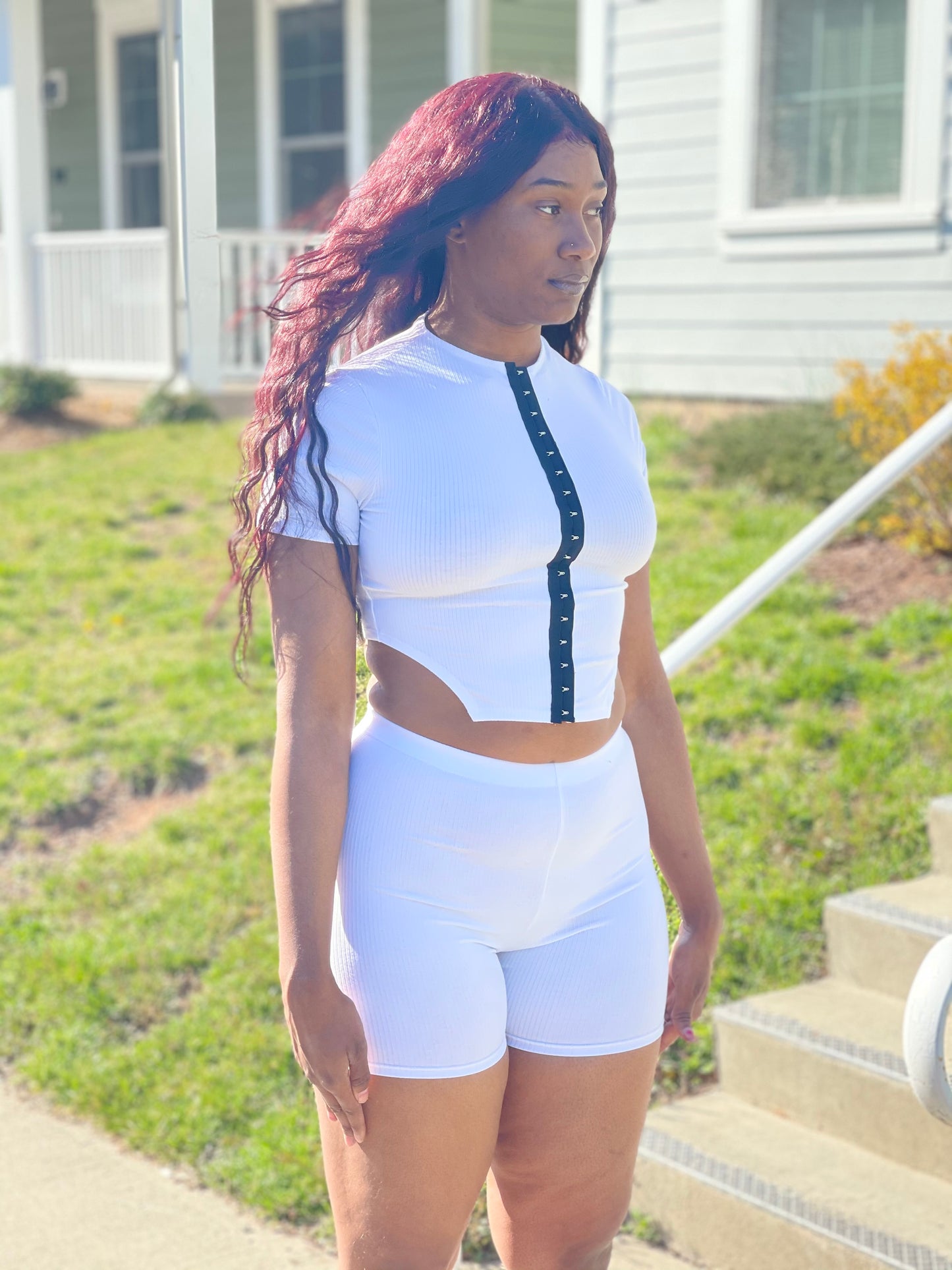 The Laciwoodz Collection Rockstar short set