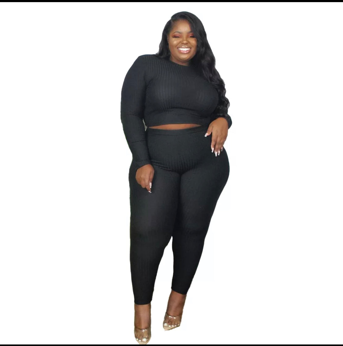 PLüsch Mock Neck Legging Set