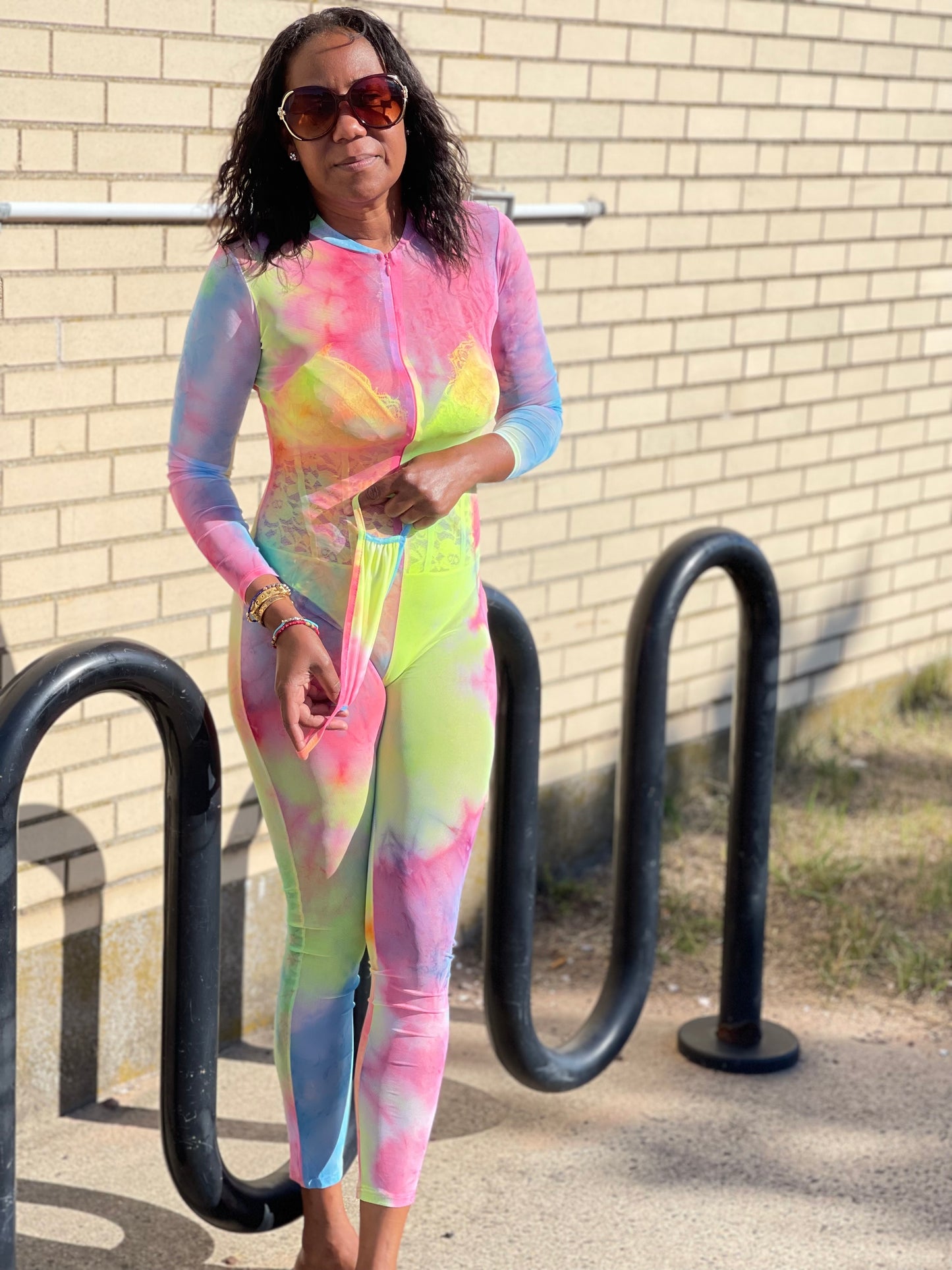 PLüsch Collection Plus Size Cotton Candy Jumpsuit