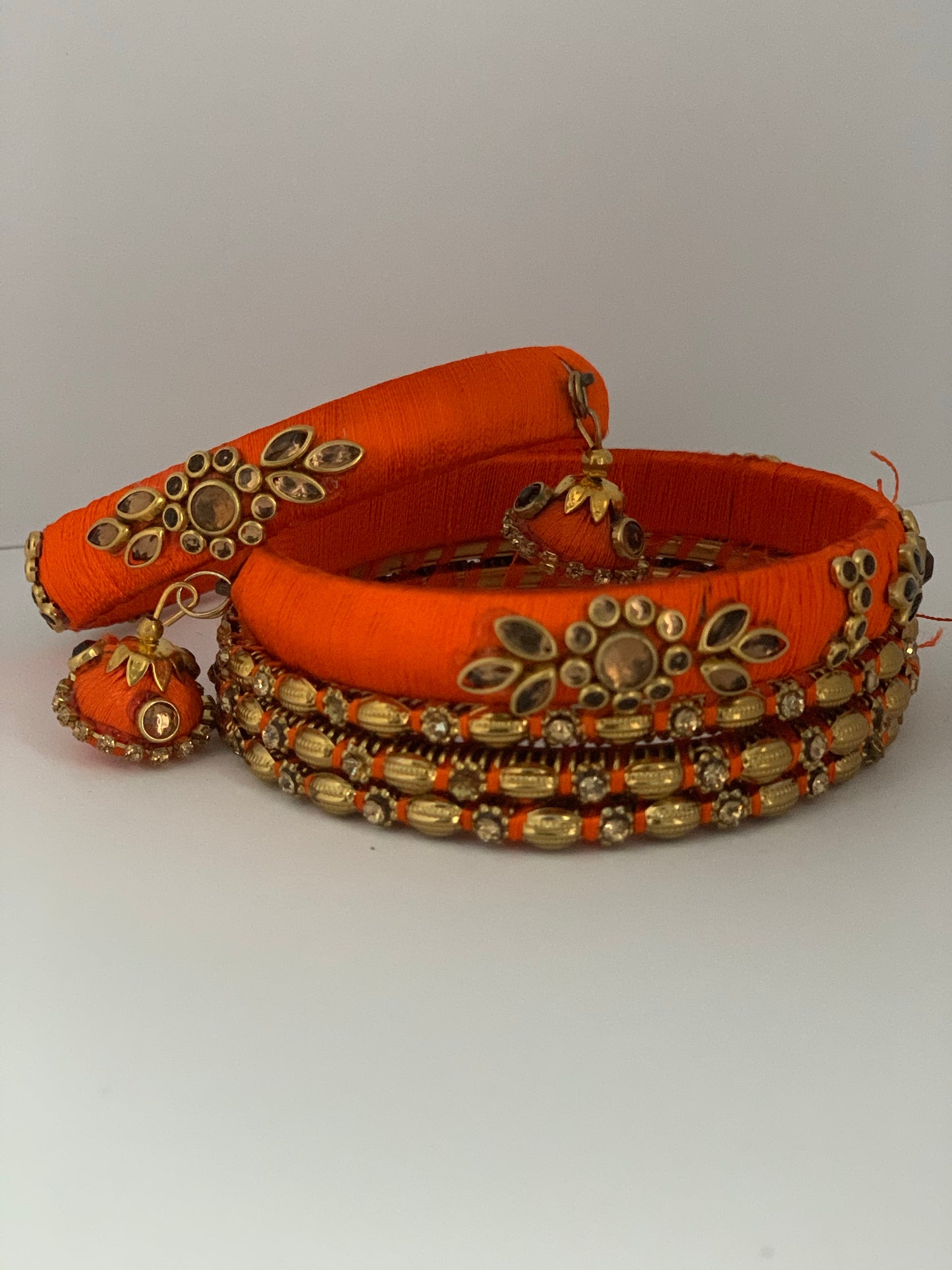 PLüsch Jewelry  Statement Bangles detailed in gold