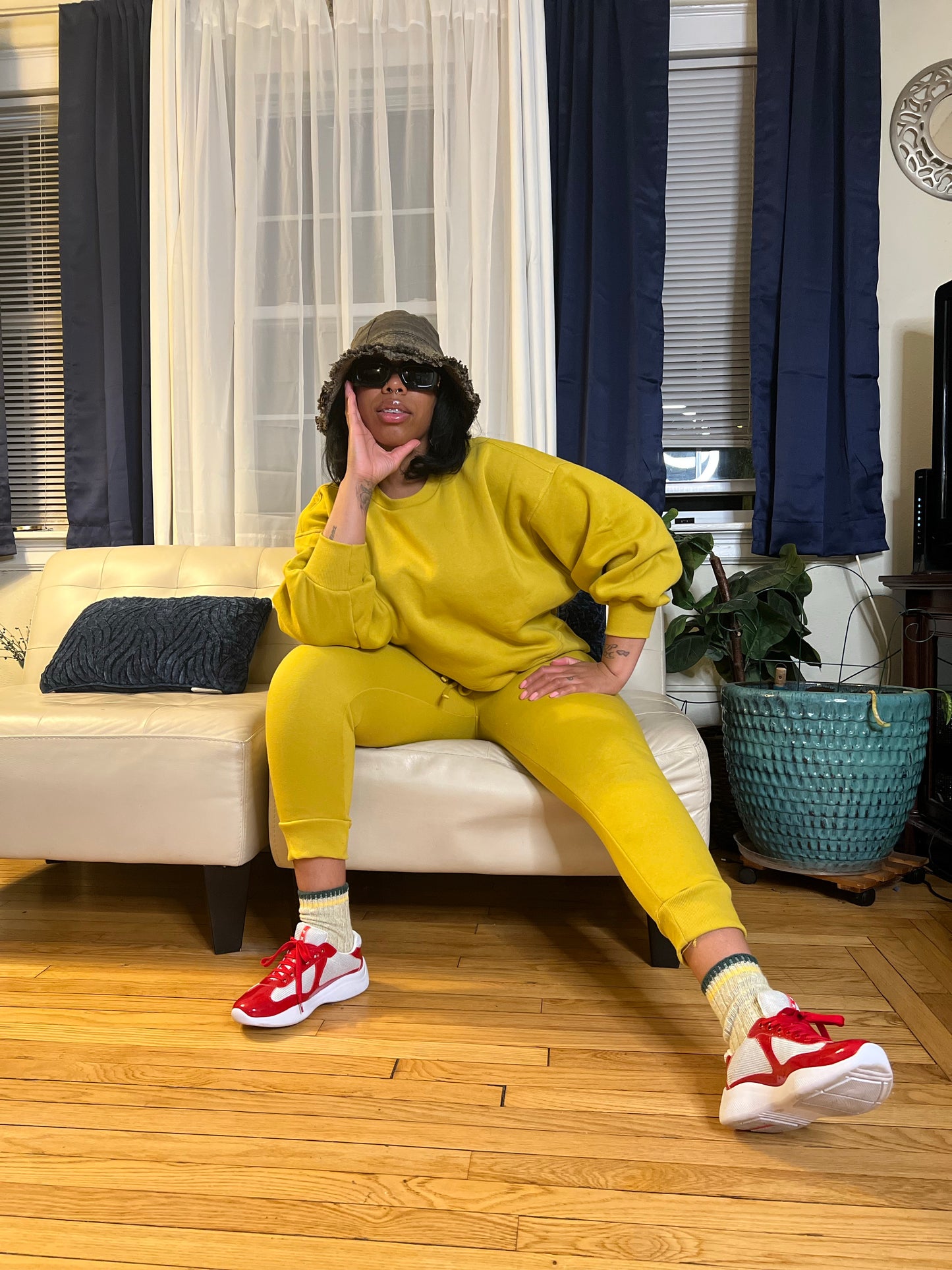 Plüsch Ballon Sweatsuit Set