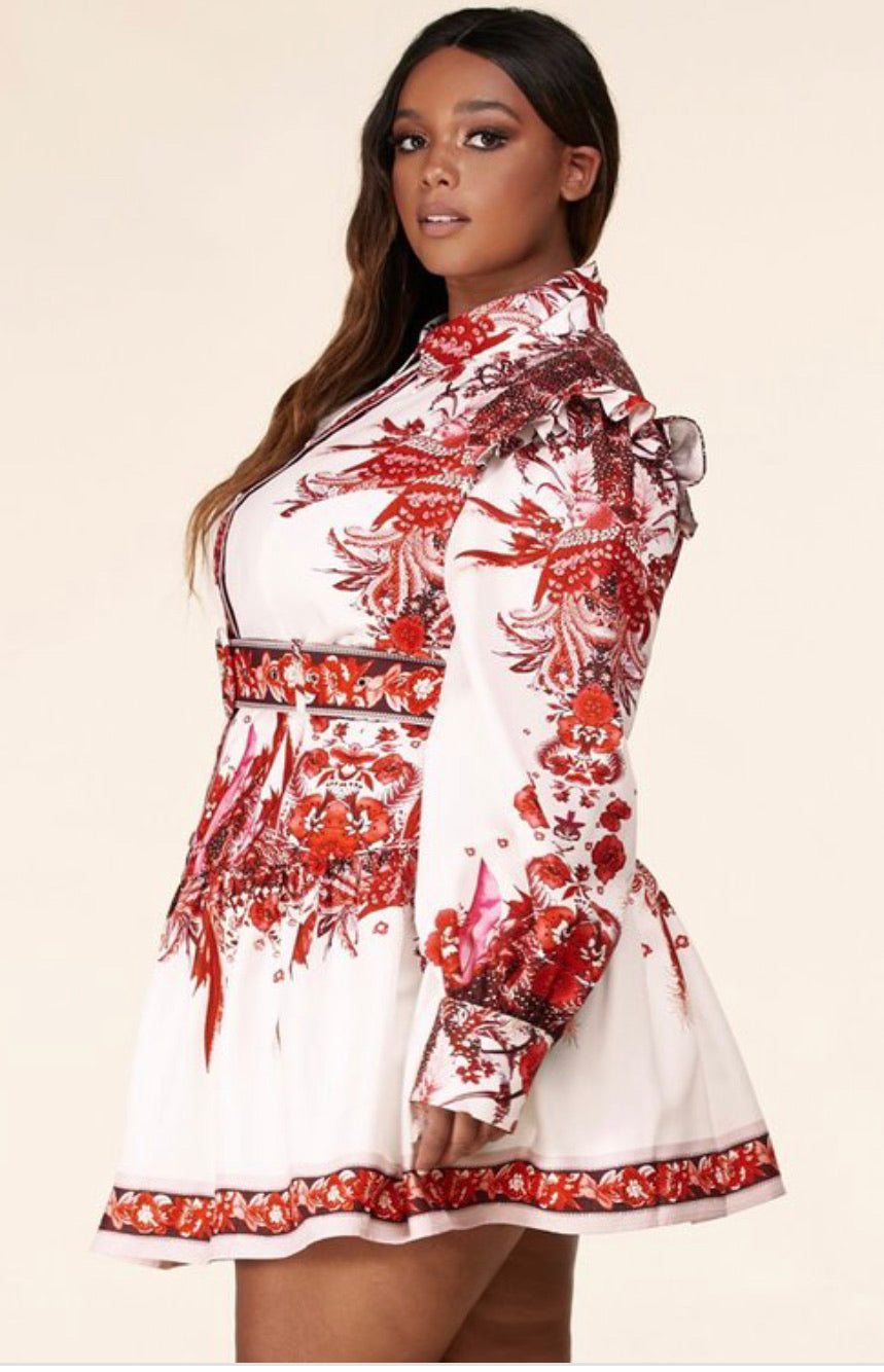 Got Milk long sleeve Bodycon midi dress
