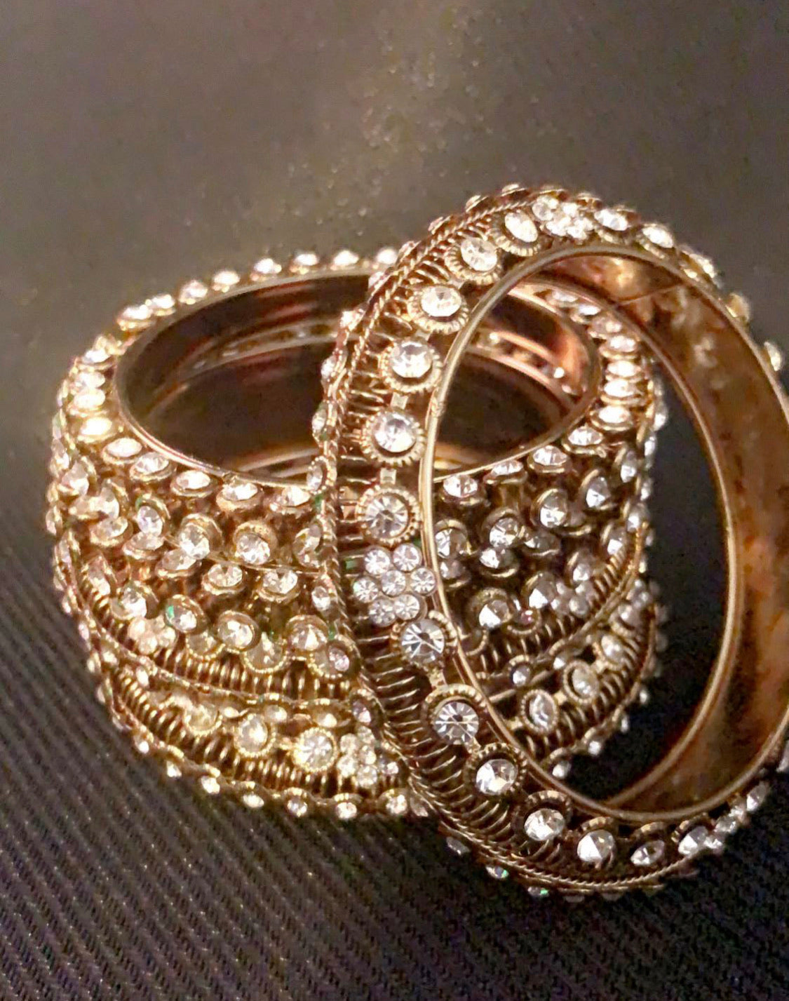 Indian golden Diamond sparkling Bangles
