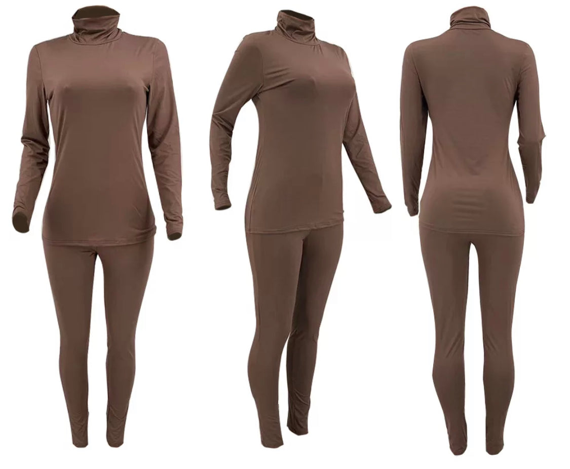 PLüsch Mock Neck Legging Set