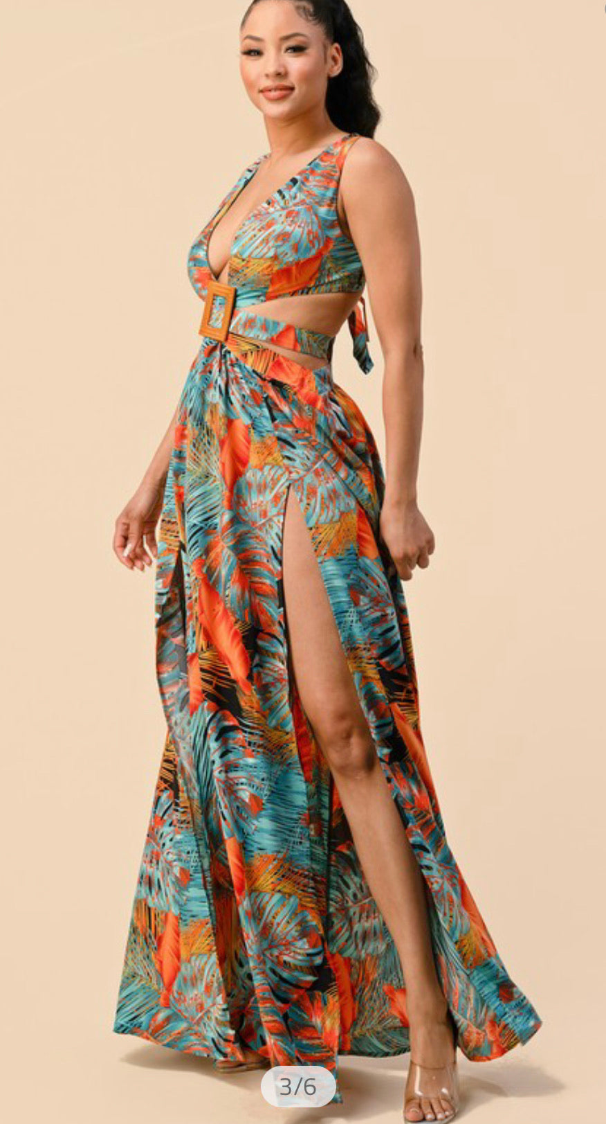 PLüsch Teal Maxi Dress