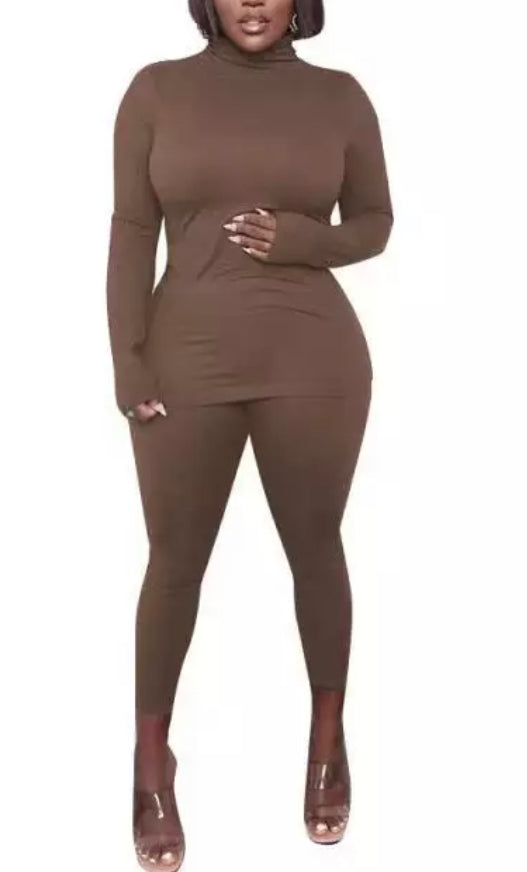 PLüsch Mock Neck Legging Set